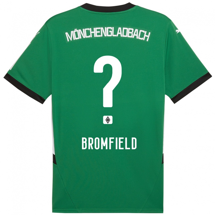 Kandiny Kinder Rio Bromfield #0 Grün Weiß Auswärtstrikot Trikot 2024/25 T-Shirt