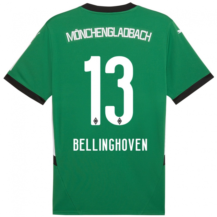 Kandiny Kinder Christina Bellinghoven #13 Grün Weiß Auswärtstrikot Trikot 2024/25 T-Shirt