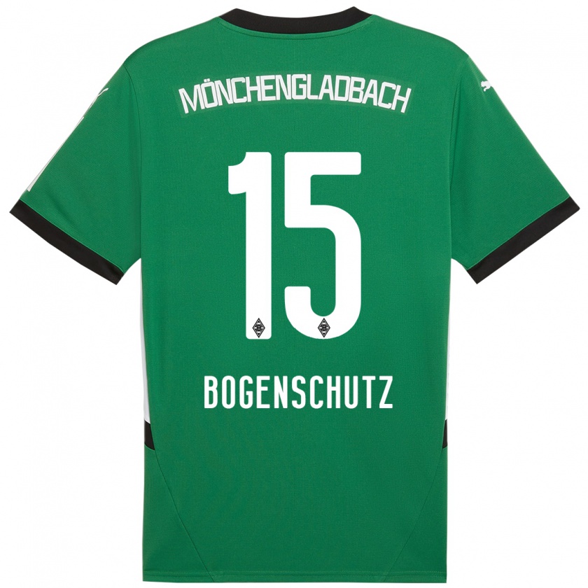 Kandiny Kinder Kerstin Bogenschutz #15 Grün Weiß Auswärtstrikot Trikot 2024/25 T-Shirt