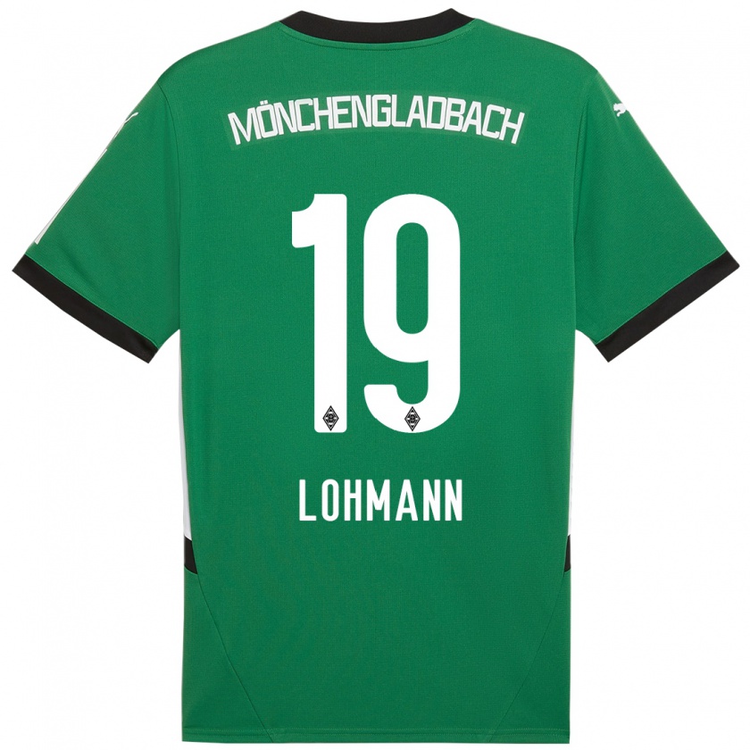 Kandiny Kinder Mona Lohmann #19 Grün Weiß Auswärtstrikot Trikot 2024/25 T-Shirt