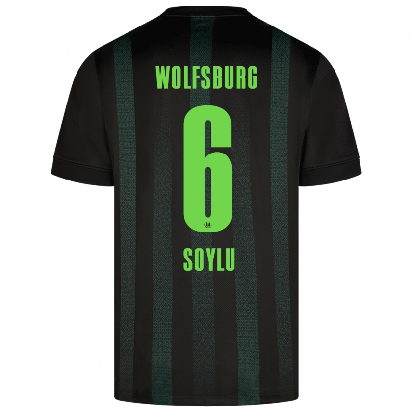 Kandiny Kinder Darwin Soylu #6 Dunkelgrün Auswärtstrikot Trikot 2024/25 T-Shirt