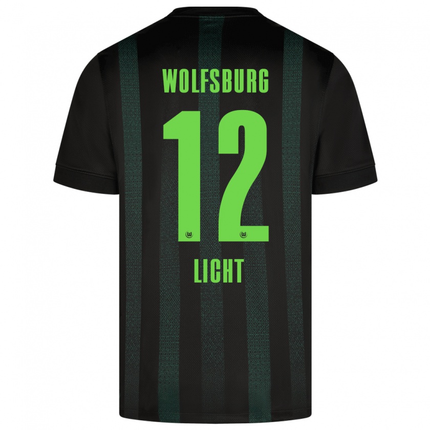 Kandiny Kinder Philipp Licht #12 Dunkelgrün Auswärtstrikot Trikot 2024/25 T-Shirt