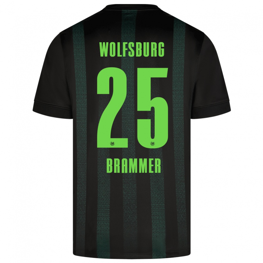 Kandiny Kinder Ole Brammer #25 Dunkelgrün Auswärtstrikot Trikot 2024/25 T-Shirt