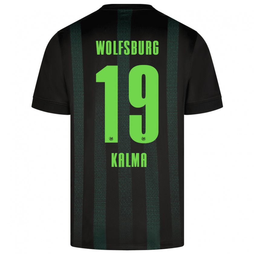 Kandiny Kinder Fenna Kalma #19 Dunkelgrün Auswärtstrikot Trikot 2024/25 T-Shirt