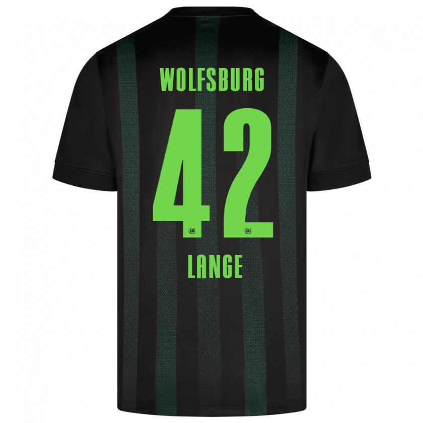 Kandiny Kinder Felix Lange #42 Dunkelgrün Auswärtstrikot Trikot 2024/25 T-Shirt