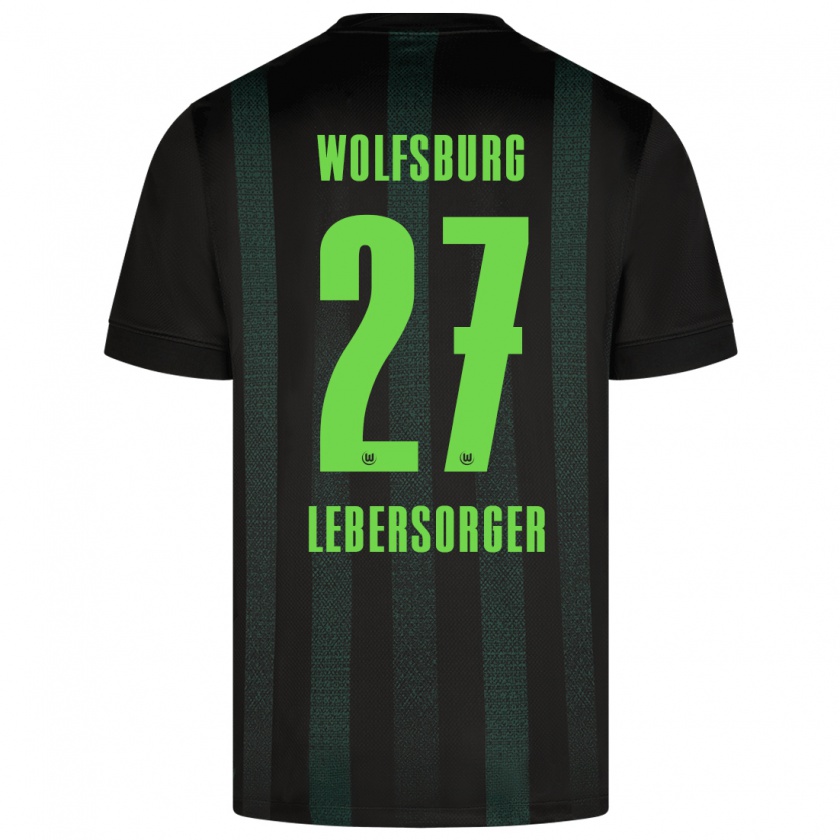 Kandiny Kinder Kevin Lebersorger #27 Dunkelgrün Auswärtstrikot Trikot 2024/25 T-Shirt