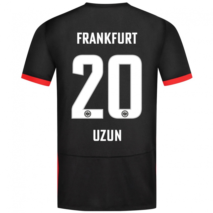 Kandiny Kinder Can Uzun #20 Schwarz Auswärtstrikot Trikot 2024/25 T-Shirt