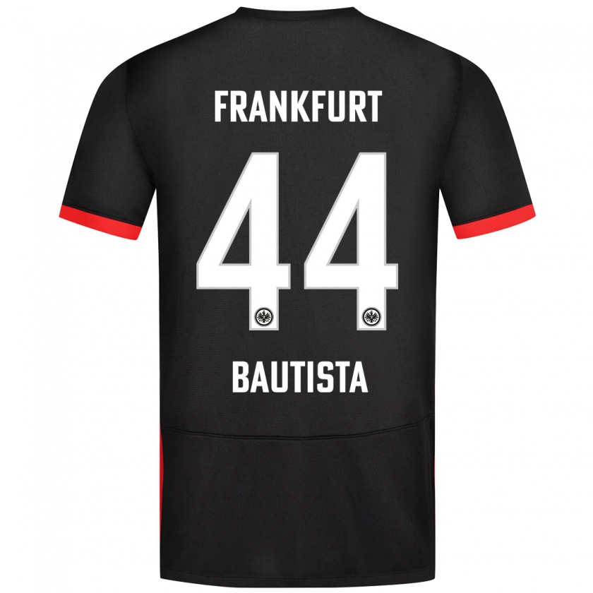 Kandiny Kinder Davis Bautista #44 Schwarz Auswärtstrikot Trikot 2024/25 T-Shirt