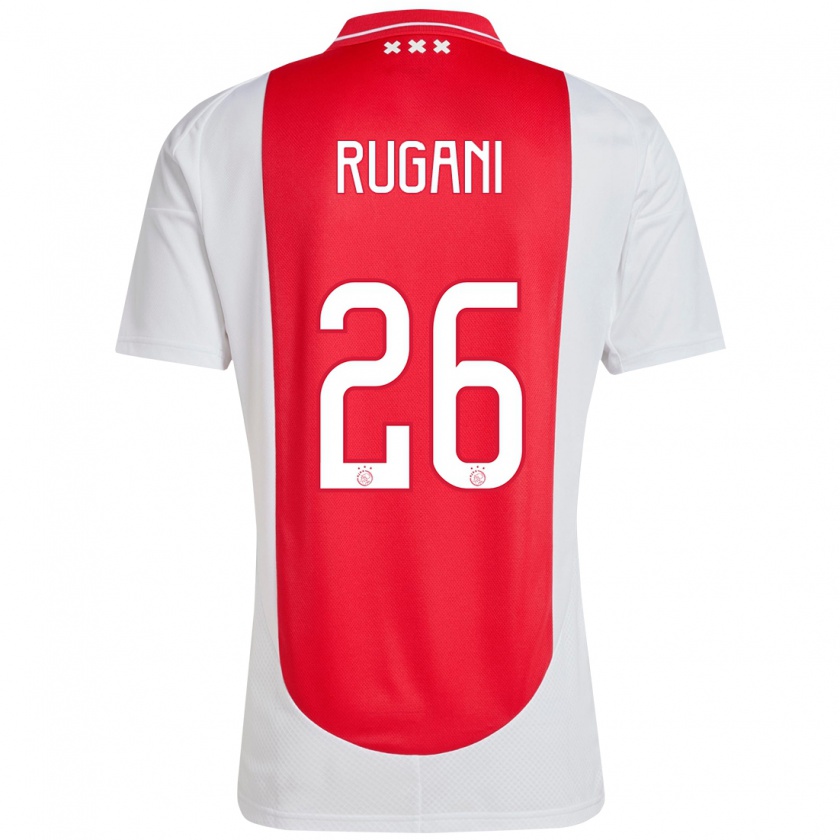 Kandiny Herren Daniele Rugani #26 Rot Weiß Heimtrikot Trikot 2024/25 T-Shirt