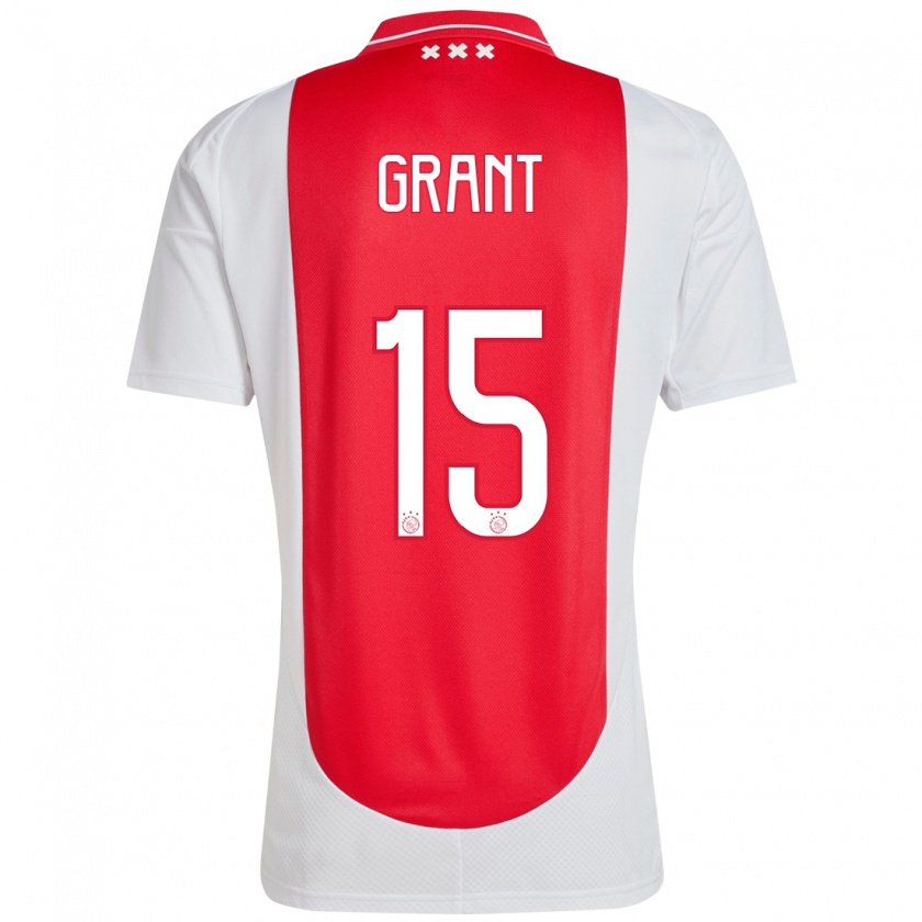 Kandiny Herren Chasity Grant #15 Rot Weiß Heimtrikot Trikot 2024/25 T-Shirt