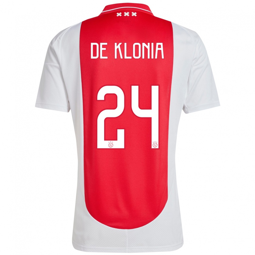 Kandiny Herren Daliyah De Klonia #24 Rot Weiß Heimtrikot Trikot 2024/25 T-Shirt