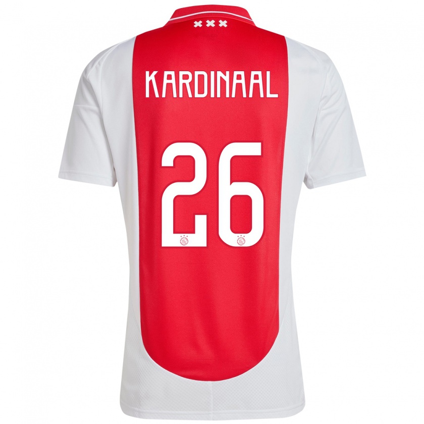 Kandiny Herren Isa Kardinaal #26 Rot Weiß Heimtrikot Trikot 2024/25 T-Shirt