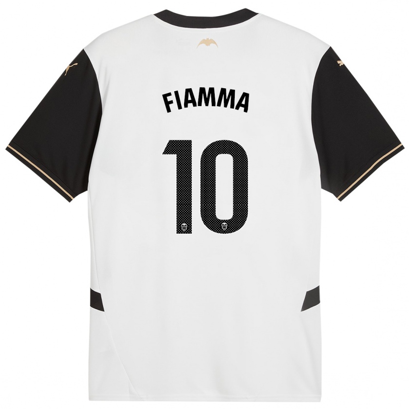 Kandiny Herren Fiamma #10 Weiß Schwarz Heimtrikot Trikot 2024/25 T-Shirt