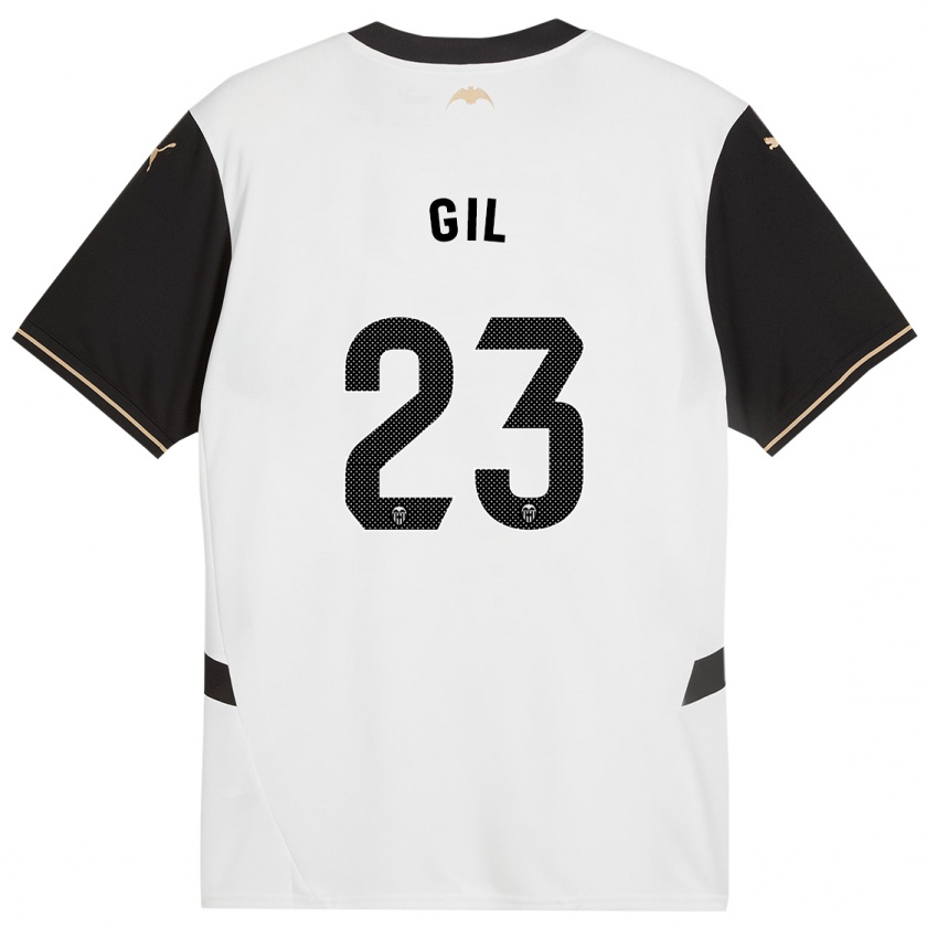 Kandiny Herren Elena Gil #23 Weiß Schwarz Heimtrikot Trikot 2024/25 T-Shirt