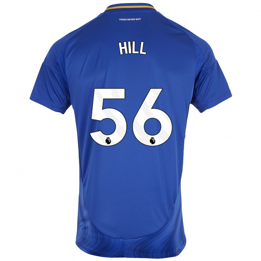 Kandiny Herren Deniche Hill #56 Blau Weiß Heimtrikot Trikot 2024/25 T-Shirt