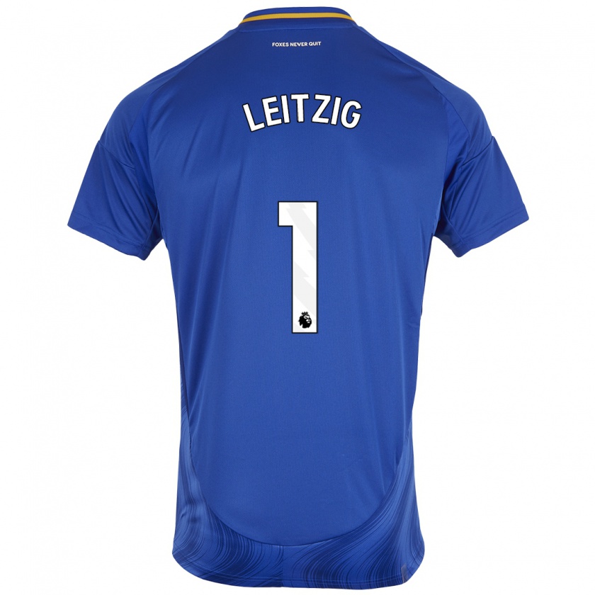 Kandiny Herren Janina Leitzig #1 Blau Weiß Heimtrikot Trikot 2024/25 T-Shirt