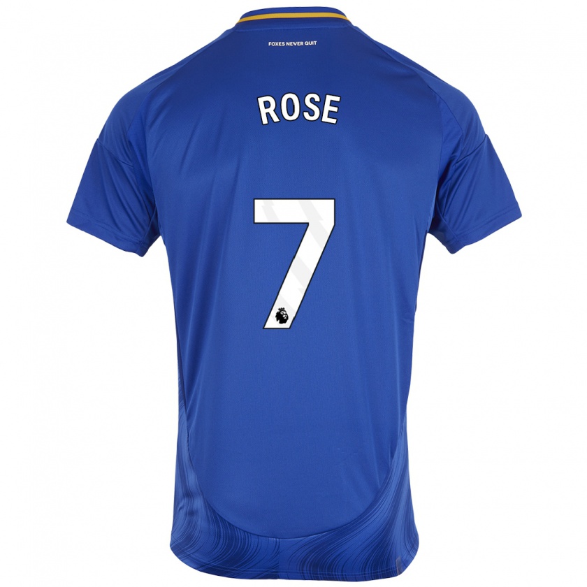 Kandiny Herren Deanne Rose #7 Blau Weiß Heimtrikot Trikot 2024/25 T-Shirt