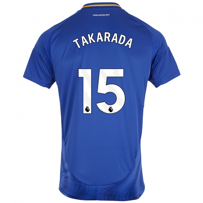 Kandiny Herren Saori Takarada #15 Blau Weiß Heimtrikot Trikot 2024/25 T-Shirt