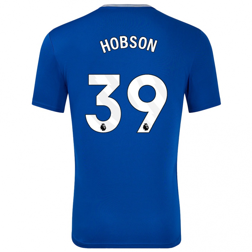 Kandiny Herren Issy Hobson #39 Blau Mit Heimtrikot Trikot 2024/25 T-Shirt