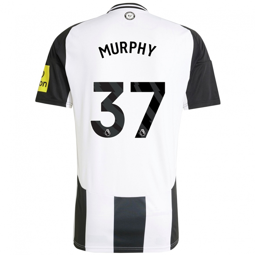 Kandiny Herren Alex Murphy #37 Weiß Schwarz Heimtrikot Trikot 2024/25 T-Shirt