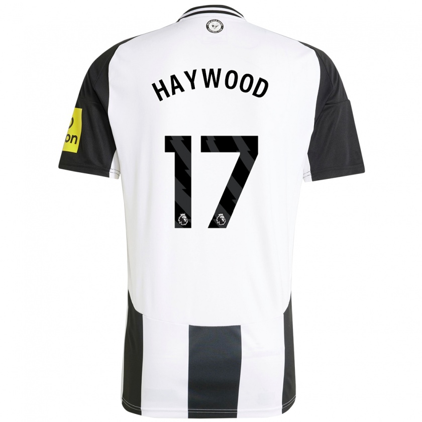 Kandiny Herren Sophie Haywood #17 Weiß Schwarz Heimtrikot Trikot 2024/25 T-Shirt