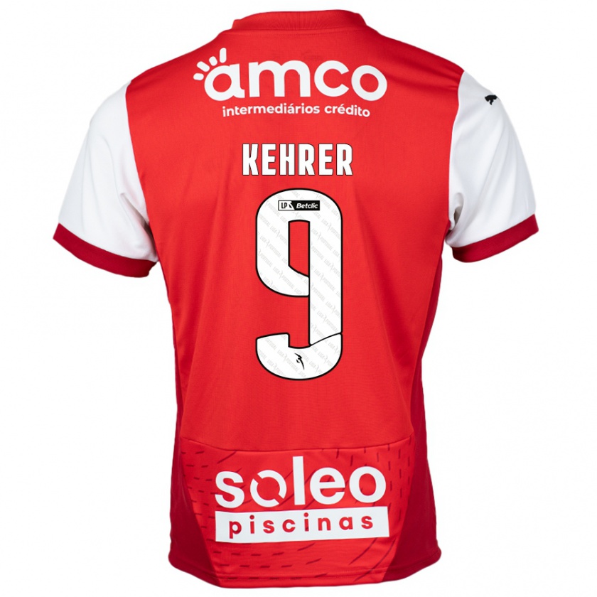 Kandiny Herren Caroline Kehrer #9 Rot Weiß Heimtrikot Trikot 2024/25 T-Shirt