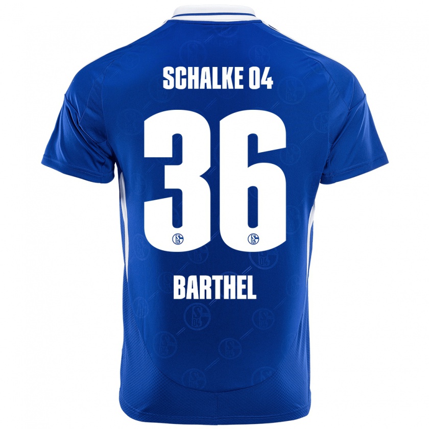 Kandiny Herren Niklas Barthel #36 Königsblau Heimtrikot Trikot 2024/25 T-Shirt