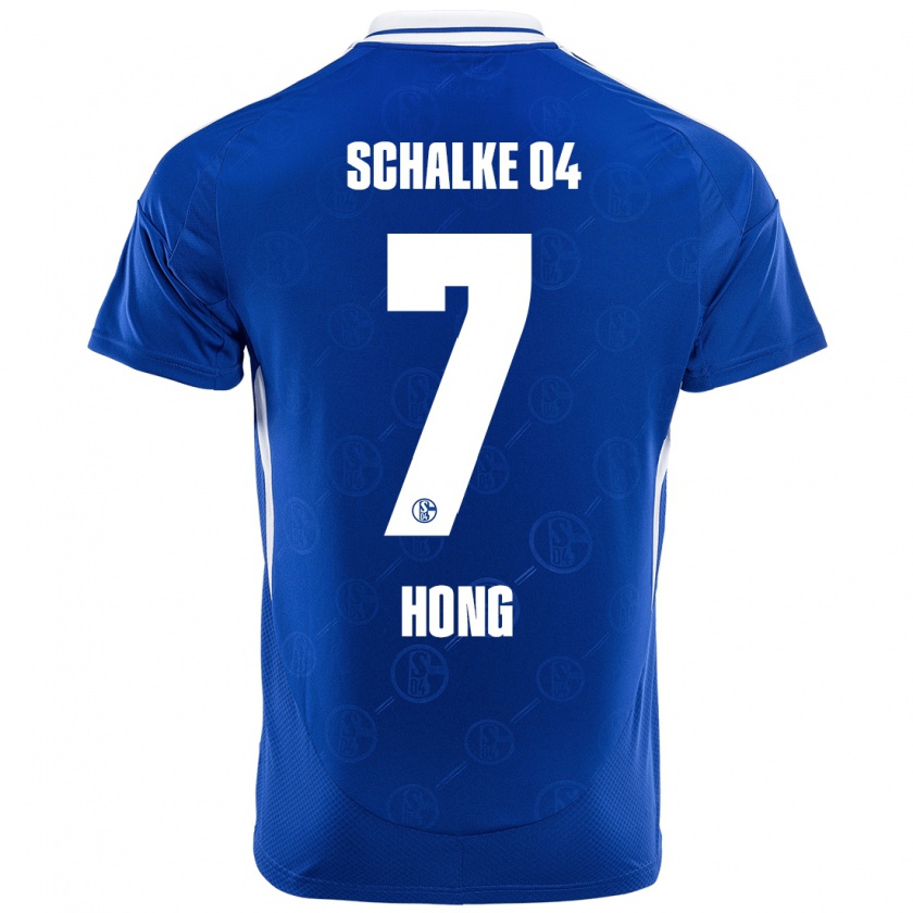 Kandiny Herren Seok-Ju Hong #7 Königsblau Heimtrikot Trikot 2024/25 T-Shirt