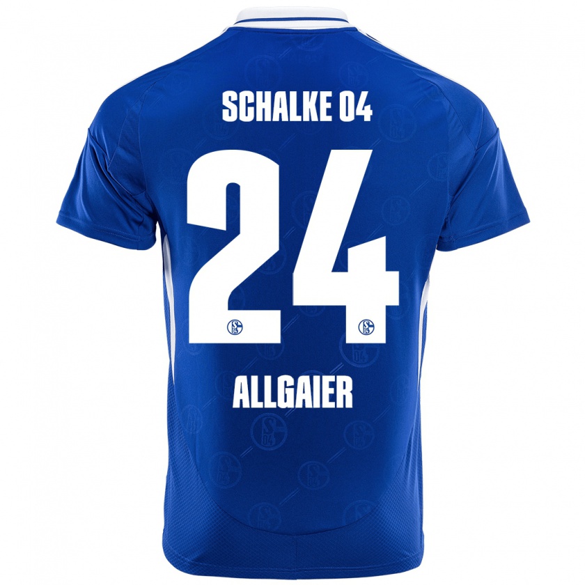 Kandiny Herren Felix Allgaier #24 Königsblau Heimtrikot Trikot 2024/25 T-Shirt