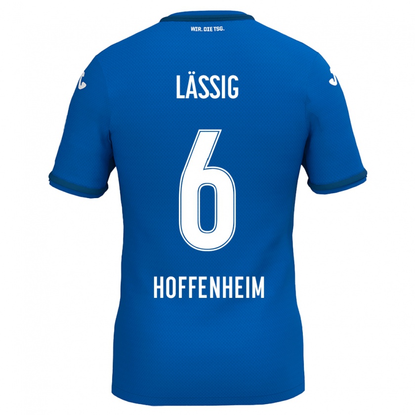 Kandiny Herren Valentin Lässig #6 Königsblau Heimtrikot Trikot 2024/25 T-Shirt