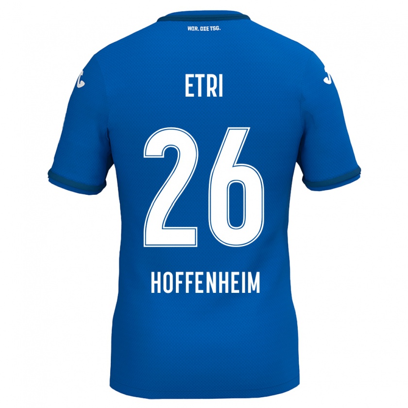 Kandiny Herren Ahmed Etri #26 Königsblau Heimtrikot Trikot 2024/25 T-Shirt