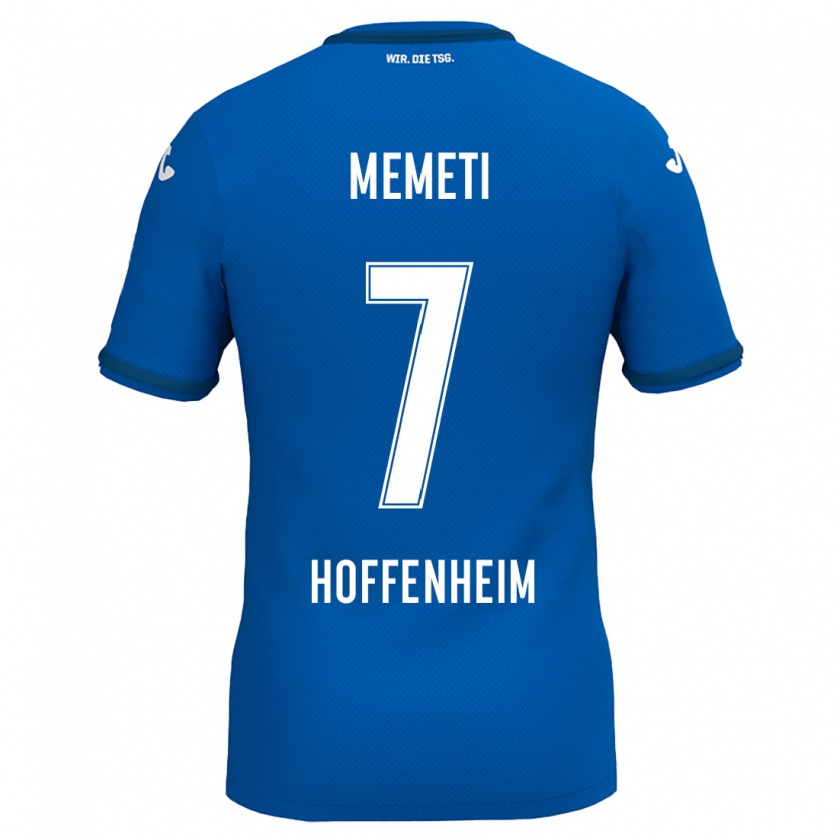 Kandiny Herren Erëleta Memeti #7 Königsblau Heimtrikot Trikot 2024/25 T-Shirt