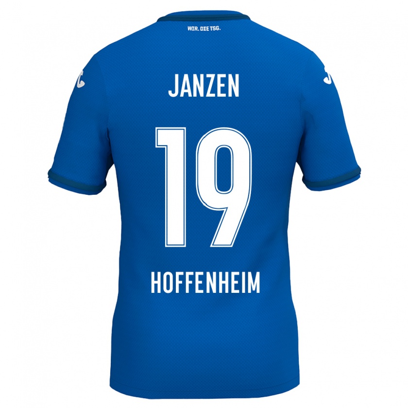 Kandiny Herren Mathilde Janzen #19 Königsblau Heimtrikot Trikot 2024/25 T-Shirt