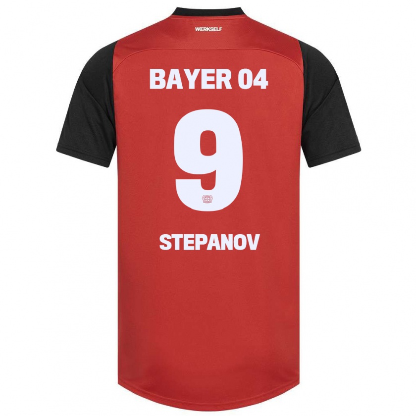 Kandiny Herren Artem Stepanov #9 Rot Schwarz Heimtrikot Trikot 2024/25 T-Shirt