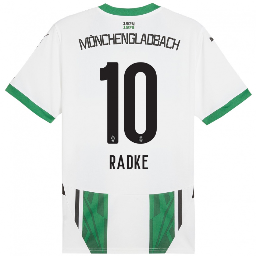 Kandiny Herren Laura Radke #10 Weiß Grün Heimtrikot Trikot 2024/25 T-Shirt