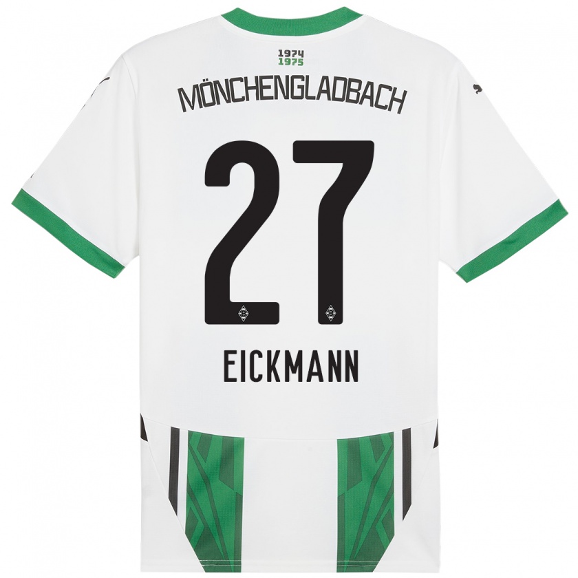 Kandiny Herren Mia Eickmann #27 Weiß Grün Heimtrikot Trikot 2024/25 T-Shirt