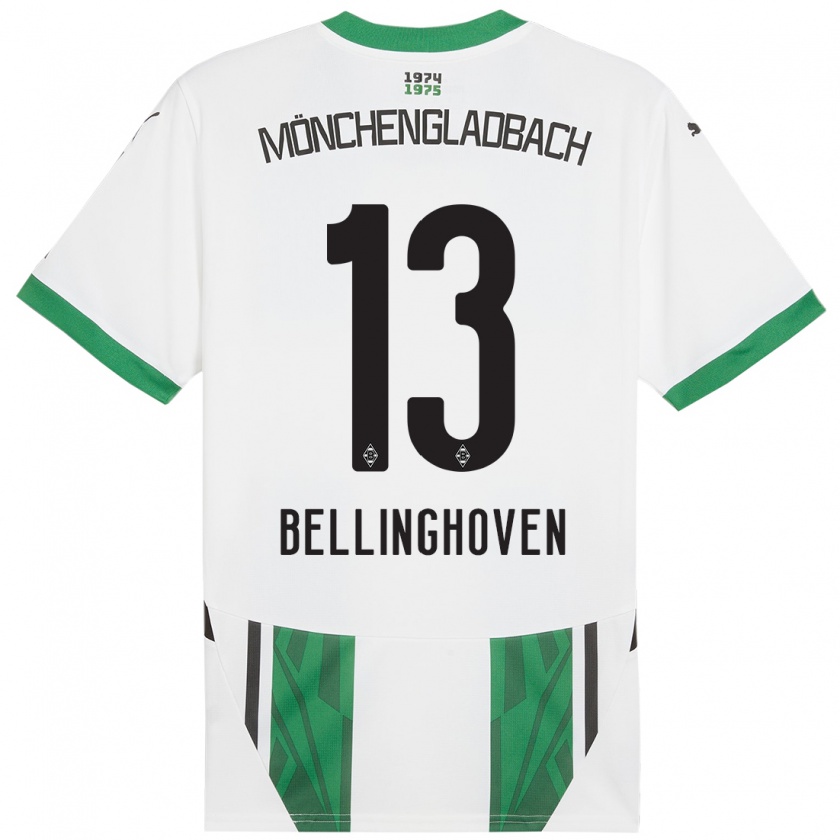 Kandiny Herren Christina Bellinghoven #13 Weiß Grün Heimtrikot Trikot 2024/25 T-Shirt