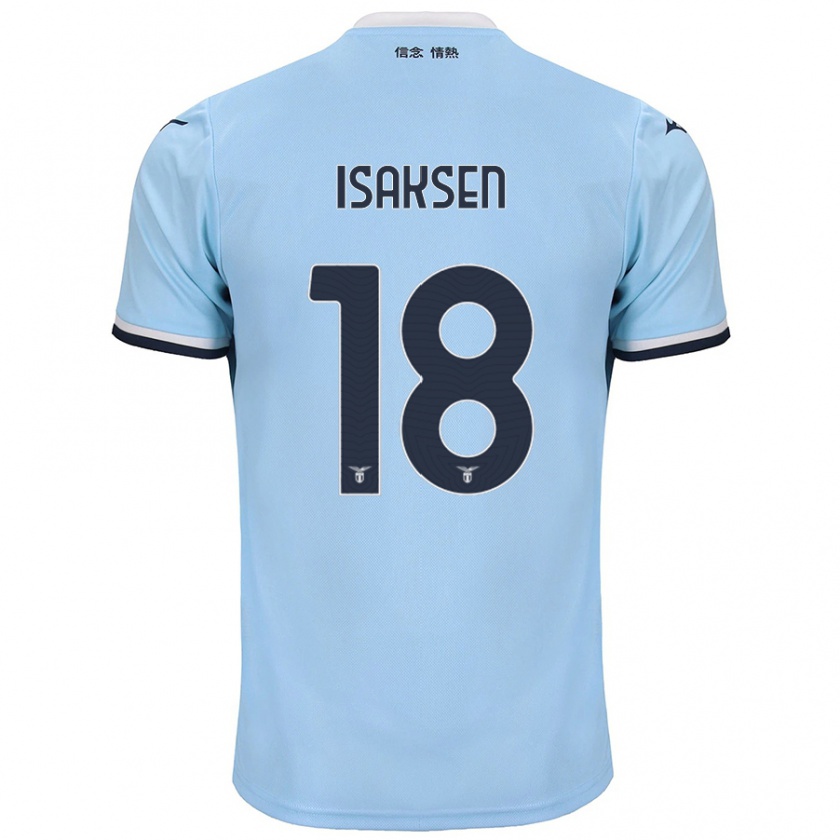 Kandiny Herren Gustav Isaksen #18 Blau Heimtrikot Trikot 2024/25 T-Shirt