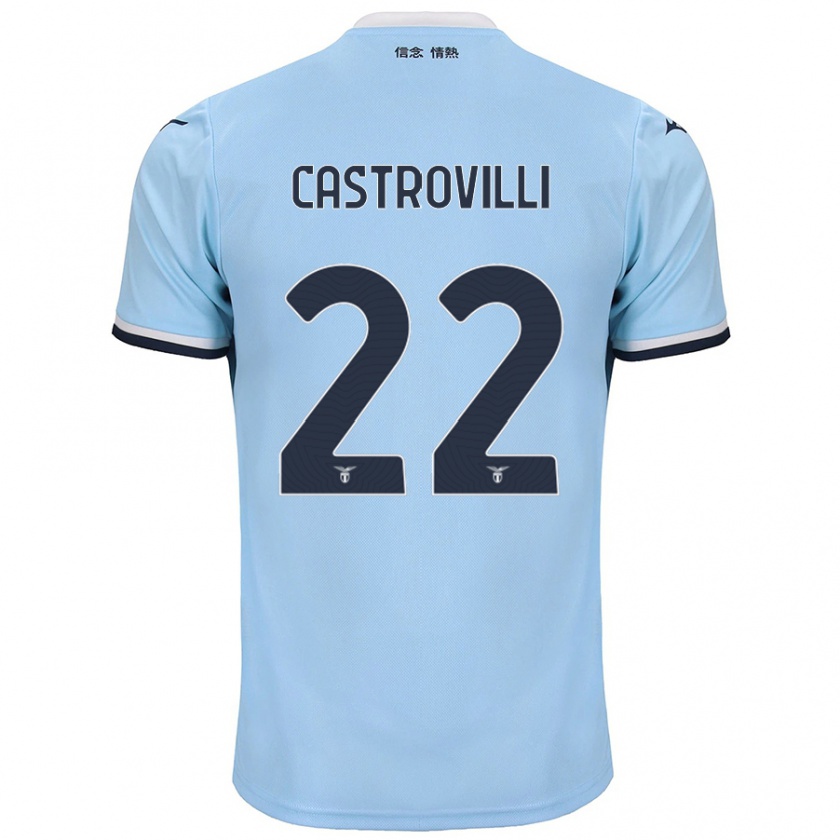 Kandiny Herren Gaetano Castrovilli #22 Blau Heimtrikot Trikot 2024/25 T-Shirt