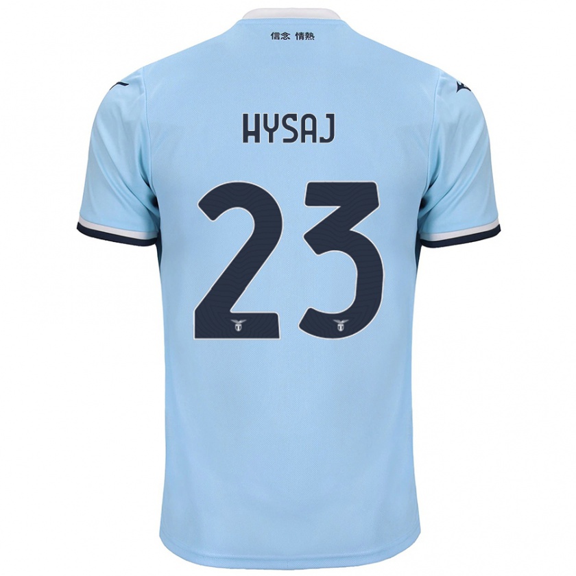 Kandiny Herren Elseid Hysaj #23 Blau Heimtrikot Trikot 2024/25 T-Shirt