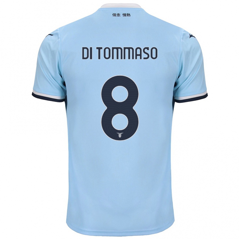 Kandiny Herren Leonardo Di Tommaso #8 Blau Heimtrikot Trikot 2024/25 T-Shirt