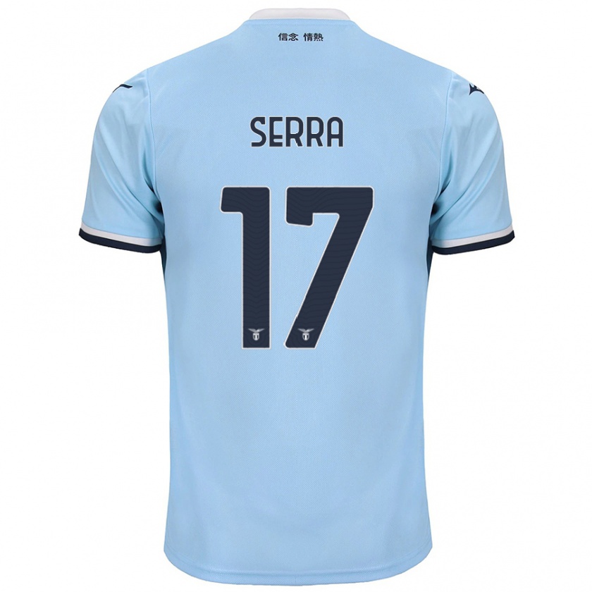 Kandiny Herren Federico Serra #17 Blau Heimtrikot Trikot 2024/25 T-Shirt