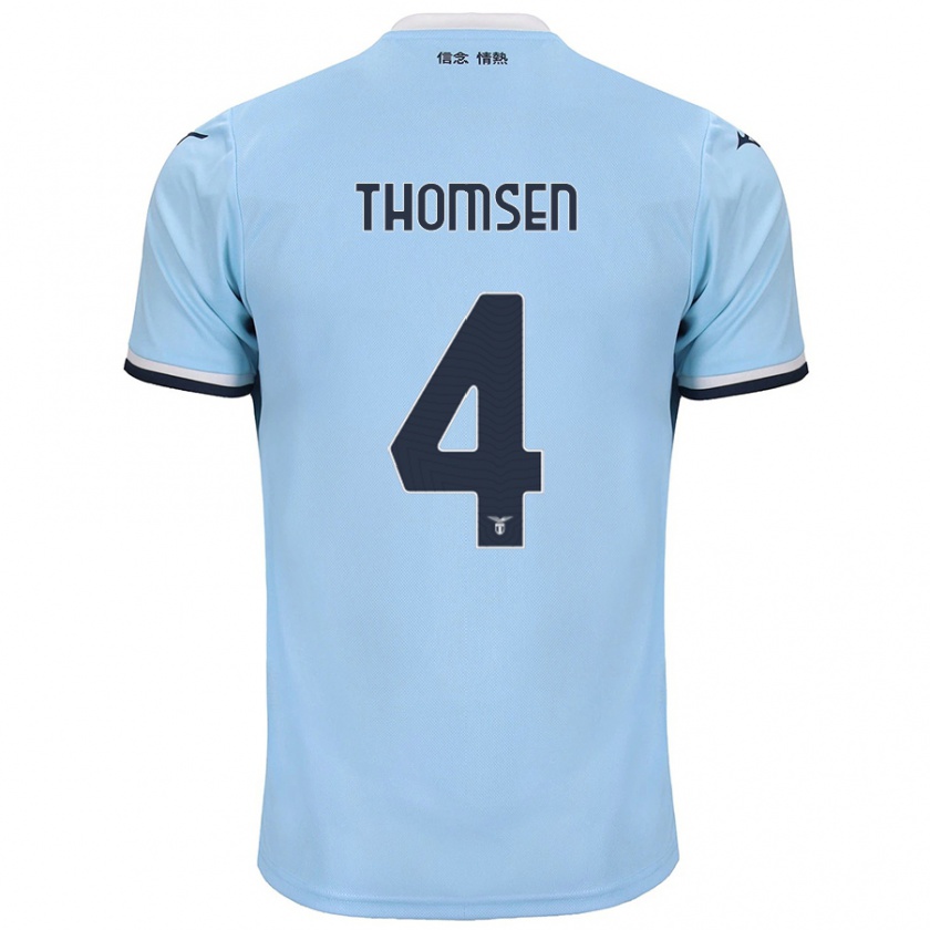 Kandiny Herren Maria Møller Thomsen #4 Blau Heimtrikot Trikot 2024/25 T-Shirt