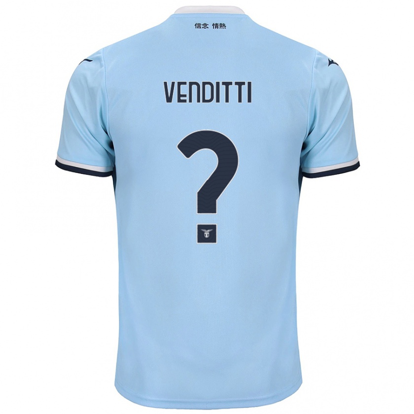 Kandiny Herren Pietro Venditti #0 Blau Heimtrikot Trikot 2024/25 T-Shirt