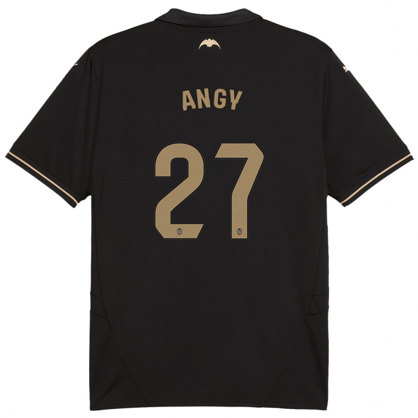 Kandiny Herren Angy #27 Schwarz Auswärtstrikot Trikot 2024/25 T-Shirt