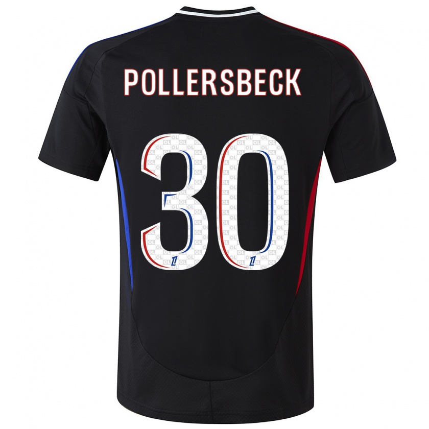 Kandiny Herren Julian Pollersbeck #30 Schwarz Auswärtstrikot Trikot 2024/25 T-Shirt