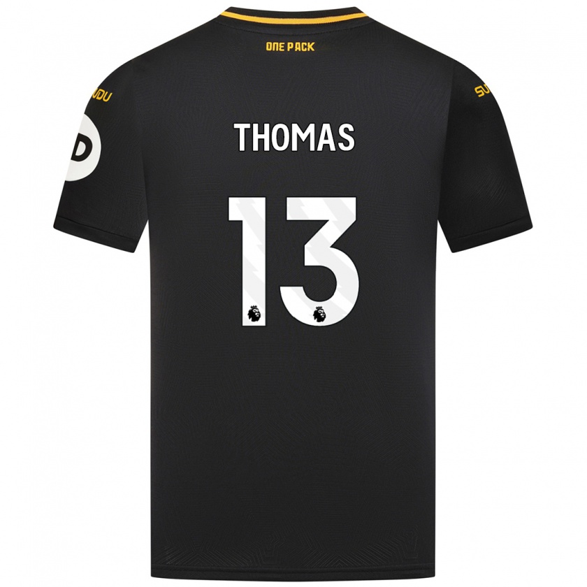 Kandiny Herren Bec Thomas #13 Schwarz Auswärtstrikot Trikot 2024/25 T-Shirt