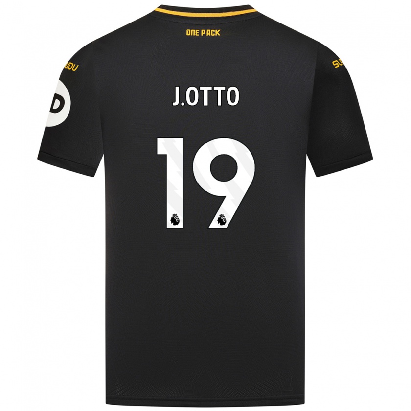 Kandiny Herren Jonny Otto #19 Schwarz Auswärtstrikot Trikot 2024/25 T-Shirt