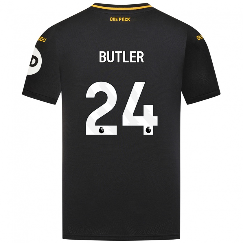 Kandiny Herren Elli Butler #24 Schwarz Auswärtstrikot Trikot 2024/25 T-Shirt