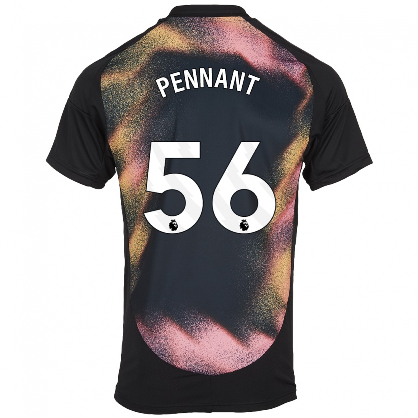 Kandiny Herren Terrell Pennant #56 Schwarz Weiß Auswärtstrikot Trikot 2024/25 T-Shirt